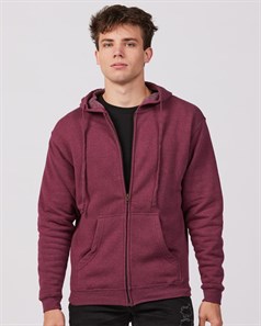 Tultex 581 Unisex Premium Fleece Full-Zip Hooded Sweatshirt