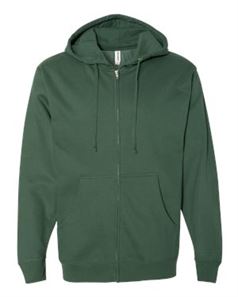 Independent Trading Co. SS4500Z Midweight Hooded Full-Zip Sweatshirt