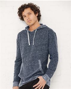 LAT 6779 Harborside Mélange French Terry Hooded Pullover