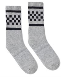 SOCCO SC300 USA-Made Checkered Crew Socks
