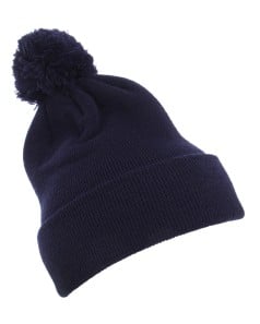 Yupoong 1501P Cuffed Knit Beanie with Pom Pom Hat