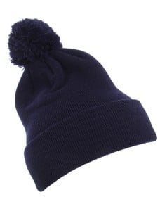 preview image of Yupoong 1501P Cuffed Knit Beanie with Pom Pom Hat