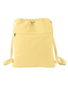 preview image of Authentic Pigment 1901 Pigment-Dyed Canvas Cinch Sack