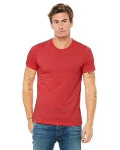 preview image of Bella + Canvas 3001CVC Unisex Short Sleeve Heather Jersey Tee
