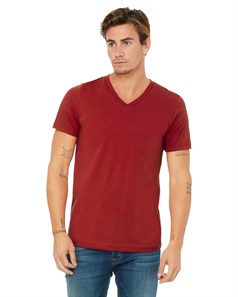 preview image of Bella + Canvas 3005 Unisex Short Sleeve V-Neck Jersey Tee