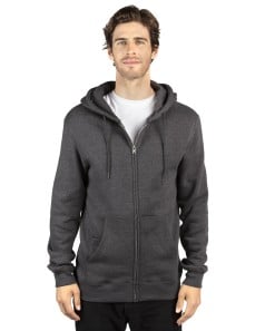 preview image of Threadfast Apparel 320Z Unisex Ultimate Fleece Full-Zip Hooded Sweatshirt