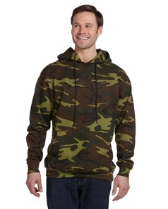 preview image of Code Five 3969 Adult Camo Pullover Fleece Hoodie