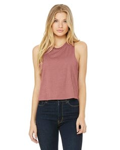 preview image of Bella + Canvas 6682 Women's Racerback Cropped Tank
