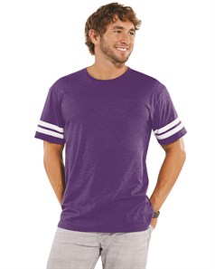 preview image of LAT 6937 Adult Football Fine Jersey Tee