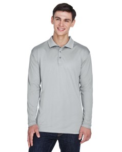 preview image of UltraClub 8405LS Adult Cool & Dry Sport Long-Sleeve Polo