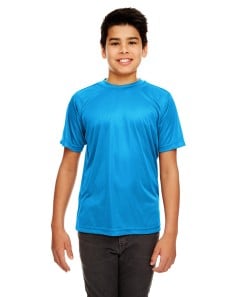 UltraClub 8420Y Youth Cool & Dry Sport Performance Interlock T-Shirt