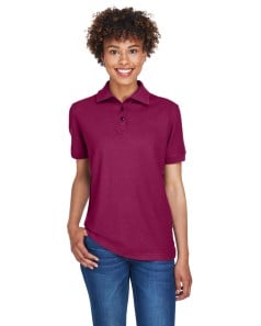 preview image of UltraClub 8541 Ladies' Whisper Pique Polo