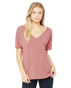preview image of Bella + Canvas 8815 Women's Slouchy V-neck Tee