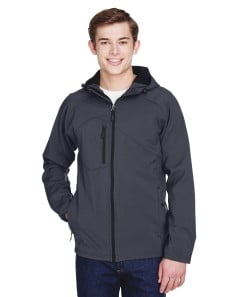 preview image of North End 88166 Men's Prospect Two-Layer Fleece Bonded Soft Shell Hooded Jacket