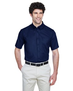 preview image of CORE365 88194T Men's Tall Optimum Short-Sleeve Twill Shirt
