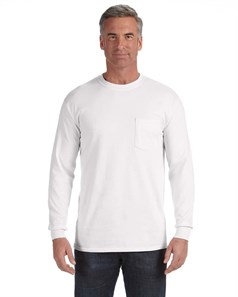 preview image of Comfort Colors 4410 Garment Dyed Heavyweight Ringspun Long Sleeve Pocket T-Shirt