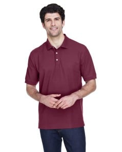 preview image of Devon & Jones D100 Men's Pima Pique Short-Sleeve Polo