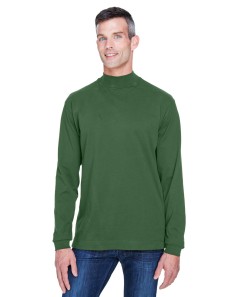 preview image of Devon & Jones D420 Adult Sueded Cotton Jersey Mock Turtleneck