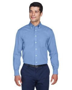 preview image of Devon & Jones D630 Men's Crown Collection® Solid Oxford Woven Shirt
