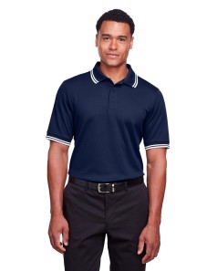 preview image of Devon & Jones DG20C CrownLux Performance® Men's Plaited Tipped Polo