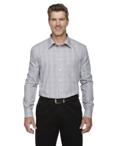 preview image of Devon & Jones DG520 Men's Crown Collection® Glen Plaid Woven Shirt