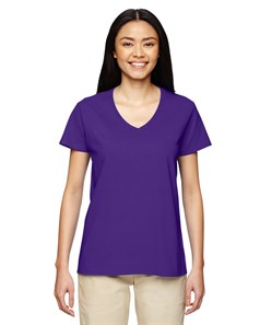 preview image of Gildan 5V00L Heavy Cotton Women's V-Neck T-Shirt