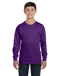 preview image of Gildan 5400B Heavy Cotton Youth Long Sleeve T-Shirt