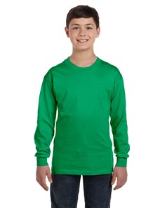 preview image of Gildan 5400B Heavy Cotton Youth Long Sleeve T-Shirt