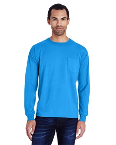 preview image of ComfortWash by Hanes GDH250 Garment Dyed Long Sleeve T-Shirt With a Pocket