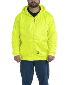 preview image of Berne HVF101 Men's Heritage Thermal-Lined Full-Zip Hooded Sweatshirt