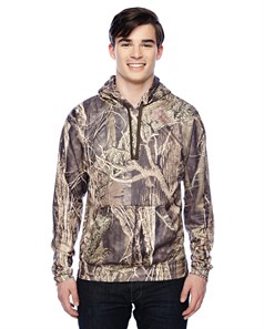 preview image of J. America 8615 Tailgate Polyester Hoodie with Bottle Opener and Beverage holder