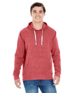 preview image of J. America 8871 Triblend Hooded Pullover Sweatshirt