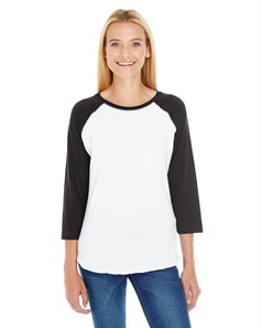preview image of LAT 3530 Women's Baseball Fine Jersey Tee