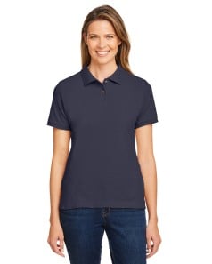 preview image of Harriton M200W Ladies' 6 oz. Ringspun Cotton Pique Short-Sleeve Polo