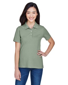 preview image of Harriton M265W Ladies' 5.6 oz. Easy Blend Polo