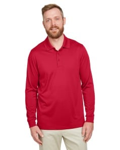 preview image of Harriton M348LT Men's Tall Advantage Long Sleeve Snag Protection Plus IL Polo
