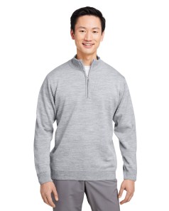 Harriton M421 Unisex Pilbloc Quarter-Zip Sweater