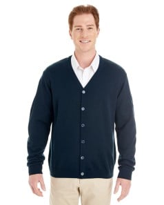 preview image of Harriton M425 Men's Pilbloc V-Neck Button Cardigan Sweater