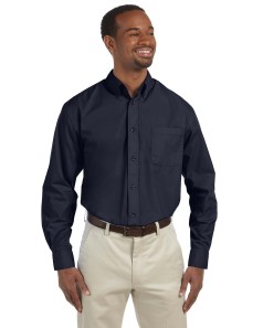 preview image of Harriton M510T Men's Tall 3.1 oz. Essential Poplin