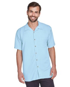 preview image of Harriton M570 Men's Bahama Cord Camp Shirt