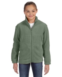 preview image of Harriton M990Y Youth 8 oz. Full-Zip Fleece