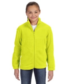 preview image of Harriton M990Y Youth 8 oz. Full-Zip Fleece