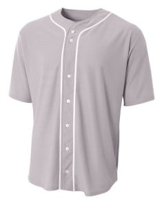 preview image of A4 N4184 Shorts Sleeve Full Button Baseball Top