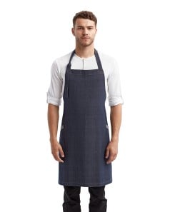 preview image of Artisan Collection by Reprime RP122 Unisex  Regenerate  Recycled Bib Apron