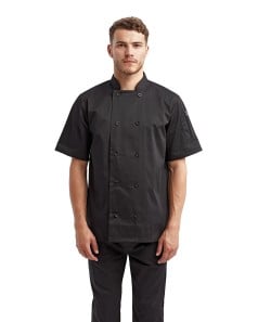 preview image of Artisan Collection by Reprime RP656 Unisex Short-Sleeve Recycled Chef's Coat