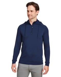 preview image of Swannies Golf SWV600 Unisex Vandyke Quarter-Zip Hooded Sweatshirt