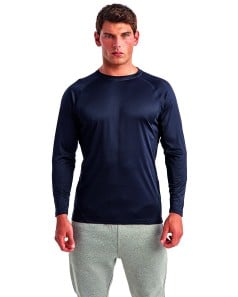 preview image of TriDri TD050 Unisex Panelled Long-Sleeve Tech T-Shirt