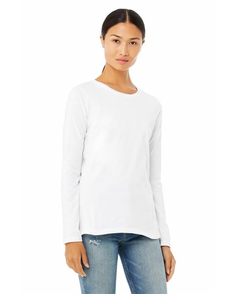 Bella + Canvas 6500 Women\\\\\\\'s Long Sleeve Jersey Tee