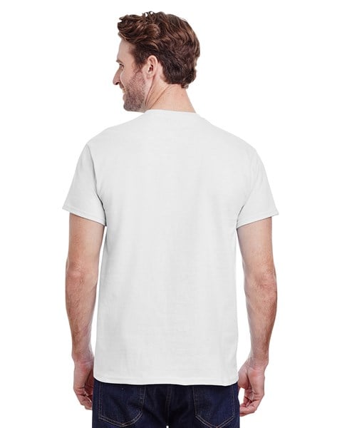 Gildan G5000L - T-shirt da donna in cotone pesante, confezione da 2, Nerozaffiro, XX-Large
