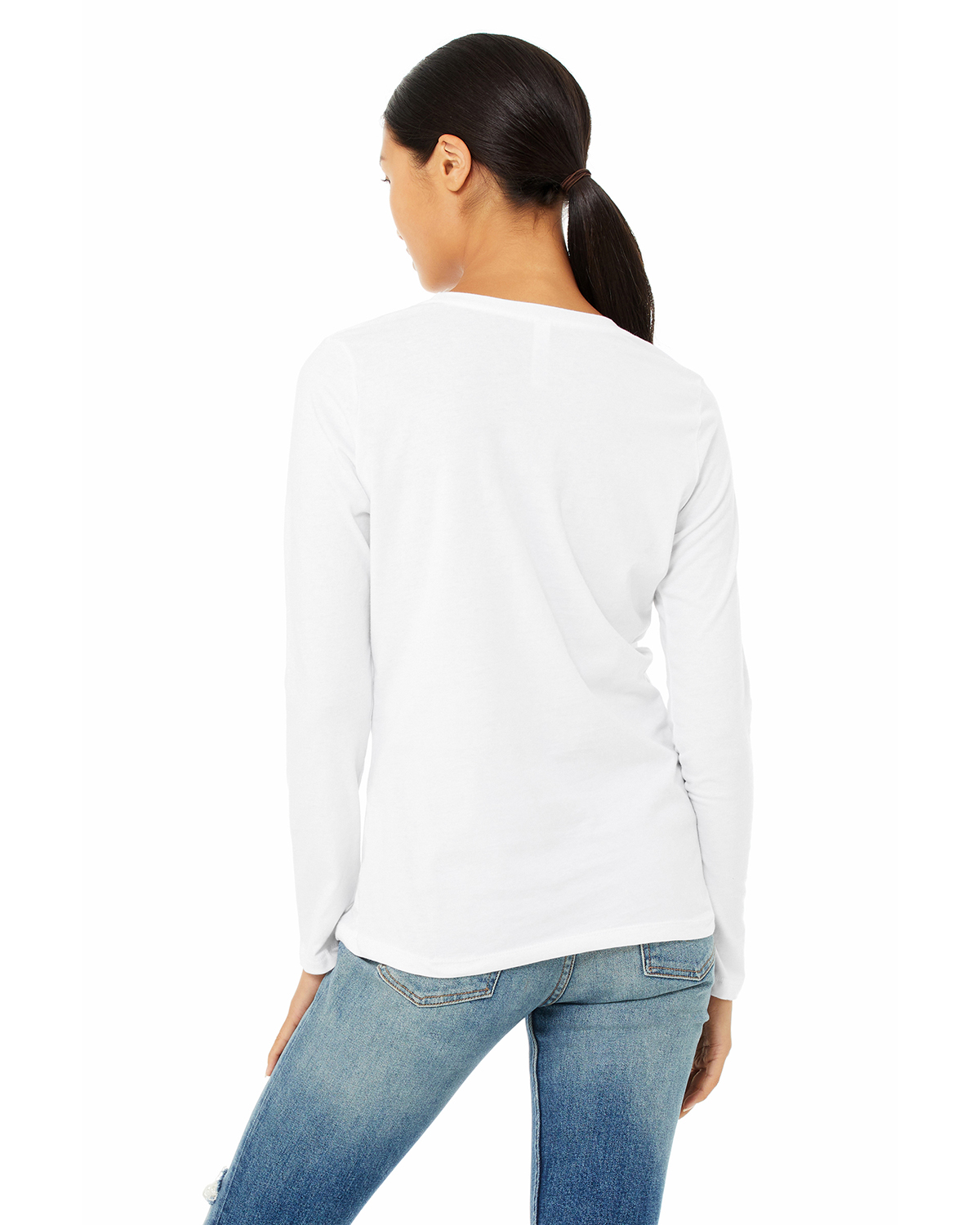 Bella + Canvas 6500 Women\\\\\\\'s Long Sleeve Jersey Tee